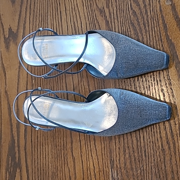 Stuart Weitzman Shoes - Vintage Stuart Weitzman Fabric Upper Shoes